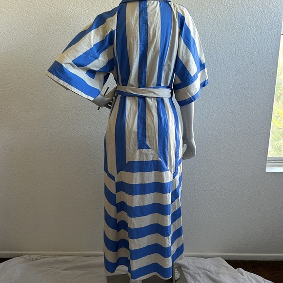 NWT Plenty by Tracy Reese Short-Sleeve Tie-Waist Midi Dress - Picture 9 of 10